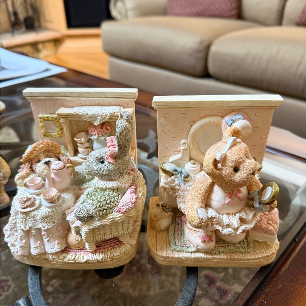 Ceramic Bookends and Light Switch Plate for Nursery